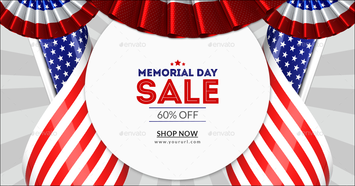 Memorial Day Banners by Hyov | GraphicRiver